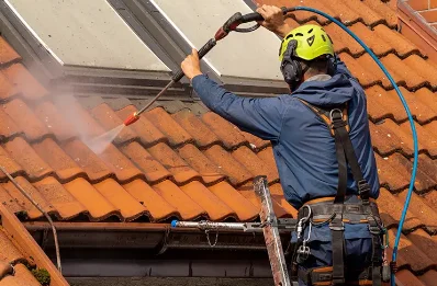 Démoussage et hydrofuge de toiture à Hédauville
